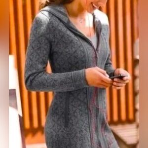 Athleta Grey Spooner Summit Fair Isle Hoodie Sweater